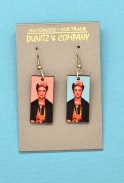 Frida Kahlo Earrings * Pink/Blue